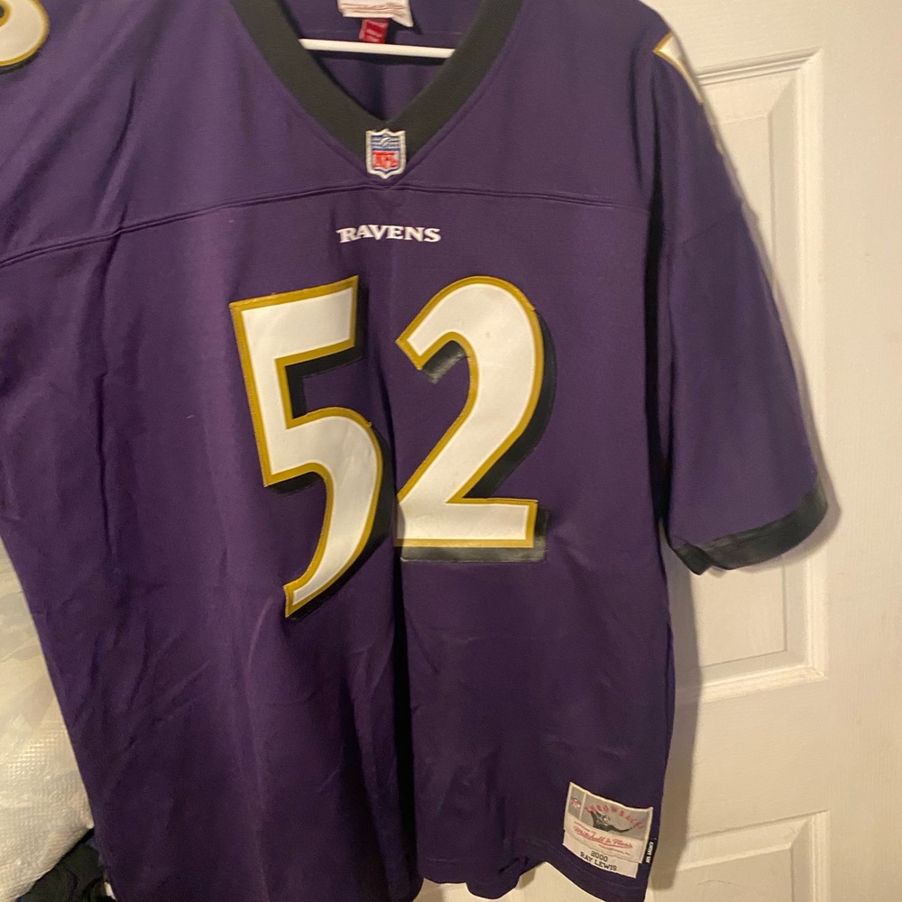 Mitchell & Ness Purple Ravens Jersey